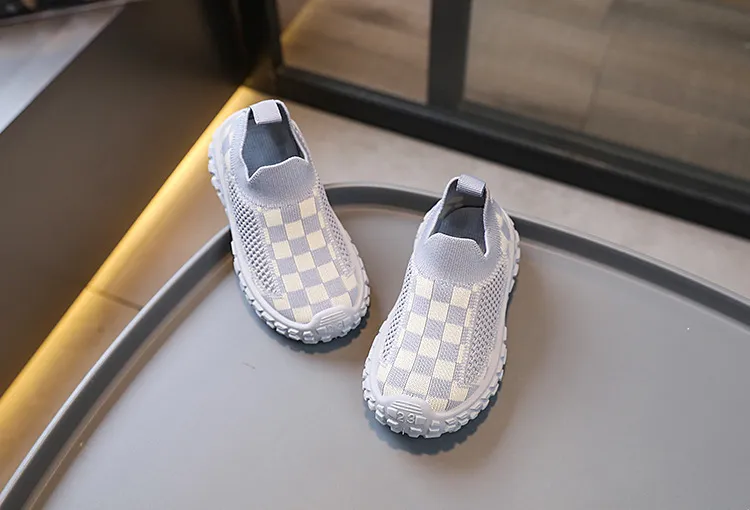 Sneakers Jenter Gutter Fritidssko Pustende netting Myke såler Happysteps Småbarnssko Størrelser US5c-US1y_voghion.com