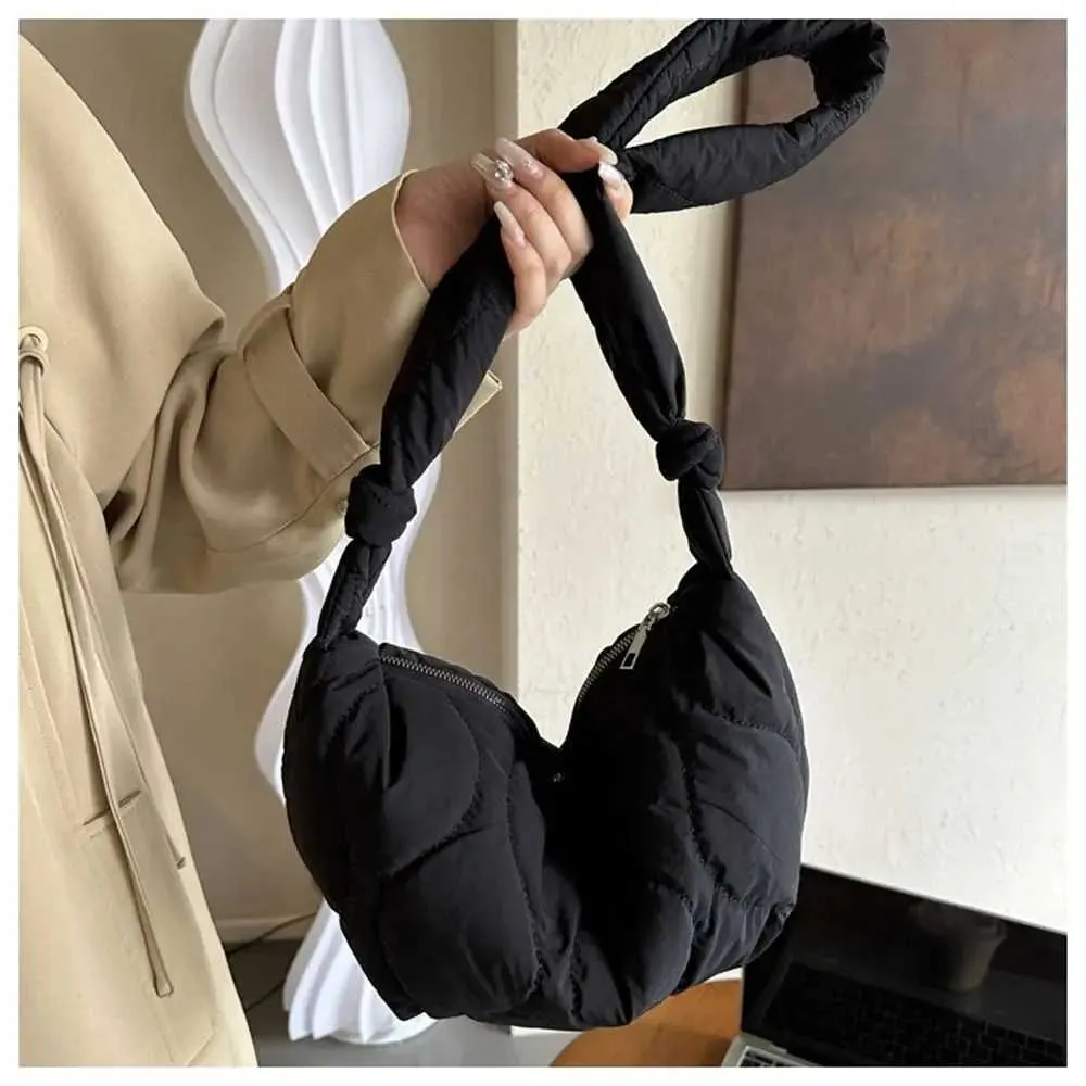 Gesteppte Umhängetasche Für Damen Große Puffy Schultertasche_voghion.com