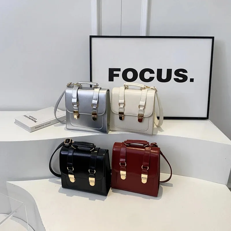Mochila feminina em couro sintético estilo coreano moda escolar_voghion.com