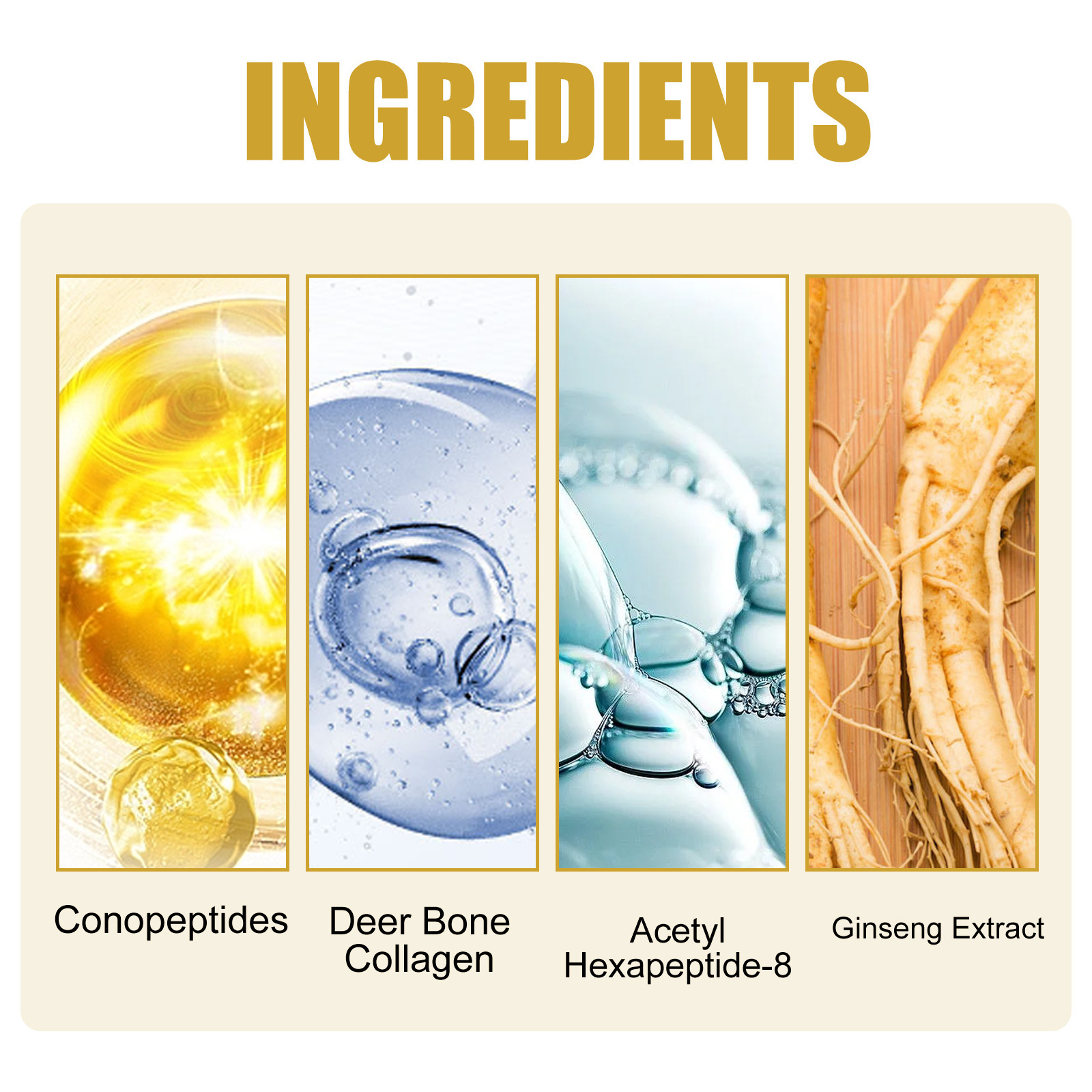 Hoygi Anti-âge pour estomper la peau terne, éclaircir, hydrater, hydrater et anti-âge essence de soin de la peau_voghion.com