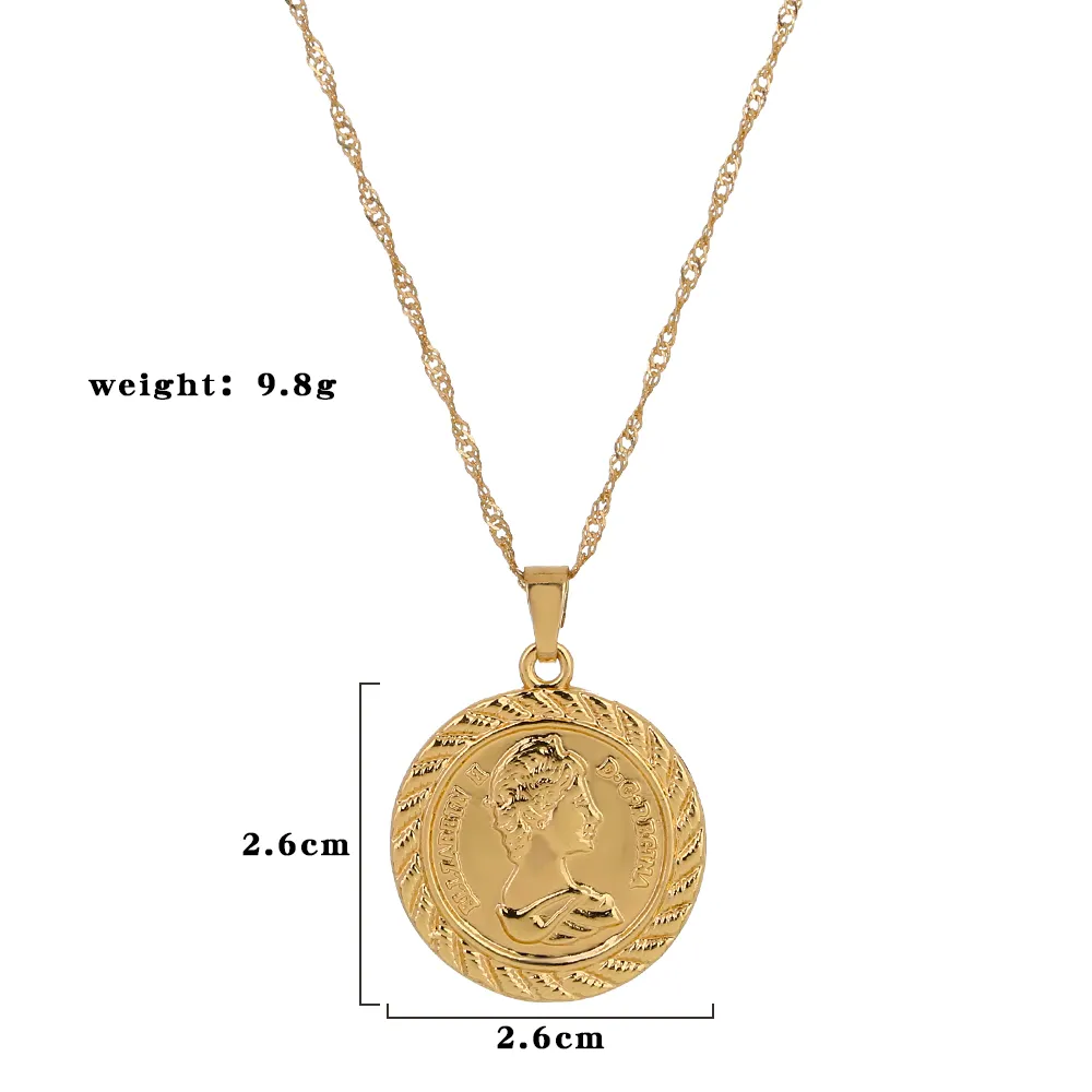 Vedhæng Halskæder Krave Con Colgante De Oro Para Mujer Gargantilla Varias Letras Piedra Verde Natural A La Moda_voghion.com