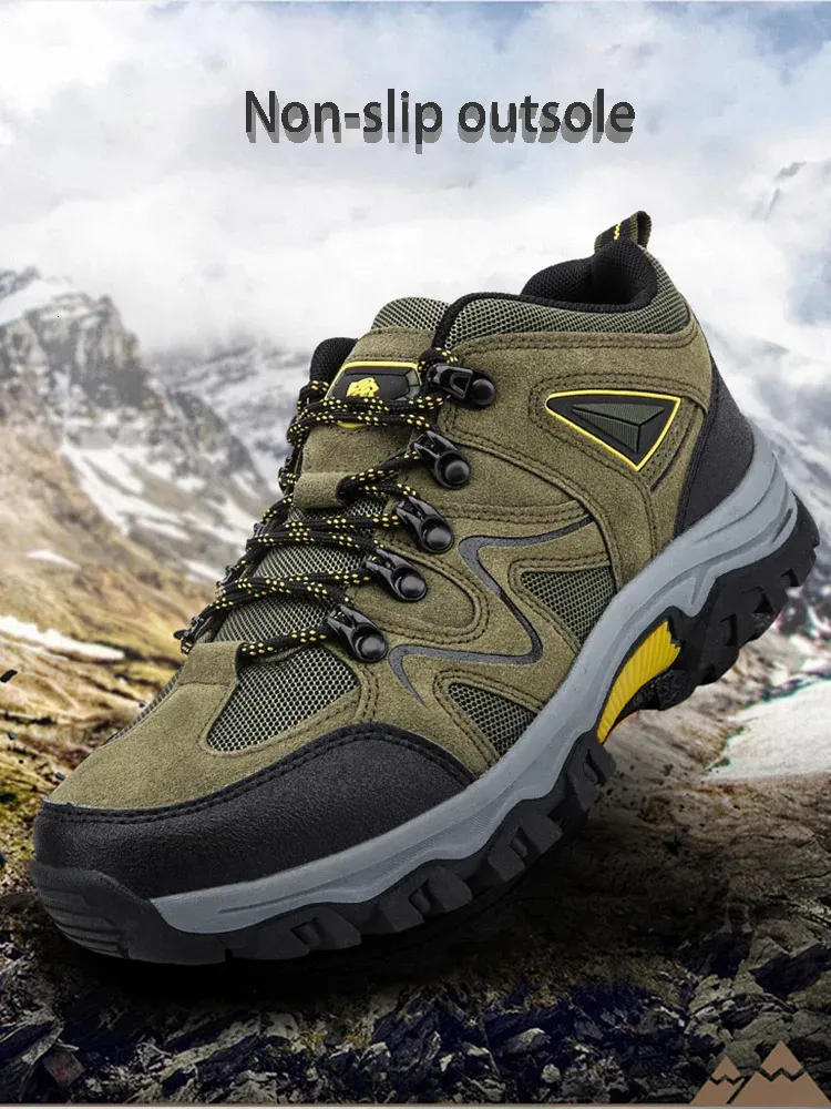 Herren Wanderschuhe Rutschfest Warm Outdoor Trekkingschuhe_voghion.com