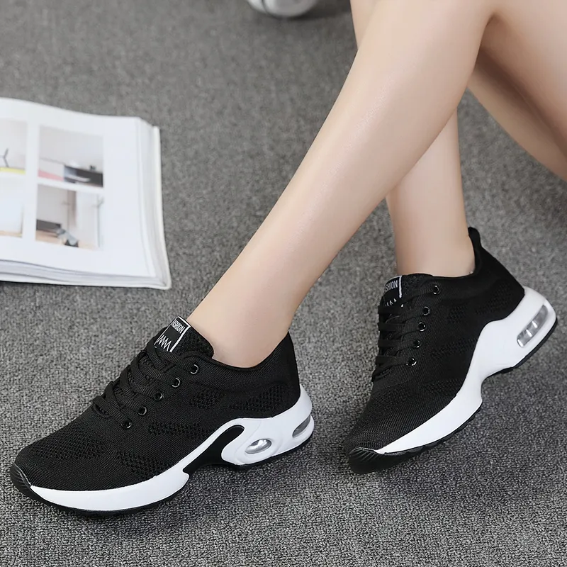 Trainers Ladies Casual Mesh Sneakers Pink Women Flat Lightweight Soft Breathable Footwear Basket Running Shoes Plus Size_voghion.com