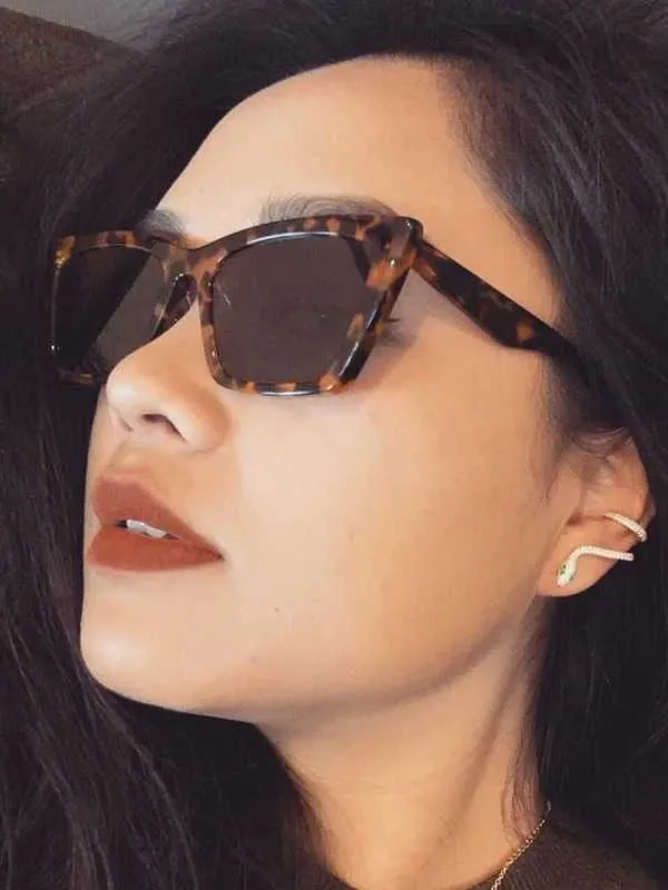 Vintage Cat Eye Sonnenbrille Für Damen Im Eckigen Kleinen Retro Stil_voghion.com