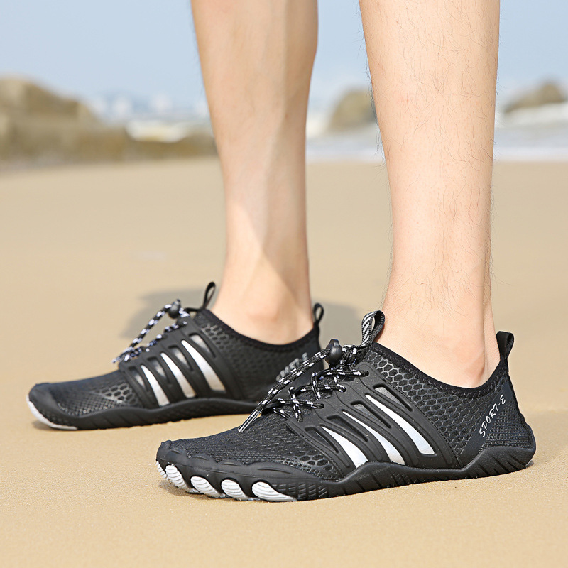 Chaussures de plongée et de suivi de rivière pour hommes et femmes, idéales pour la plongée sur la plage, la natation, le fitness, le cyclisme et la randonnée, avec cinq orteils_voghion.com