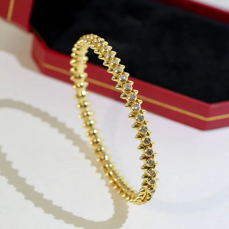 Link, Chain Selling European Women's Jewelry Rivet Rose Gold Bracelet Fashion Party_voghion.com