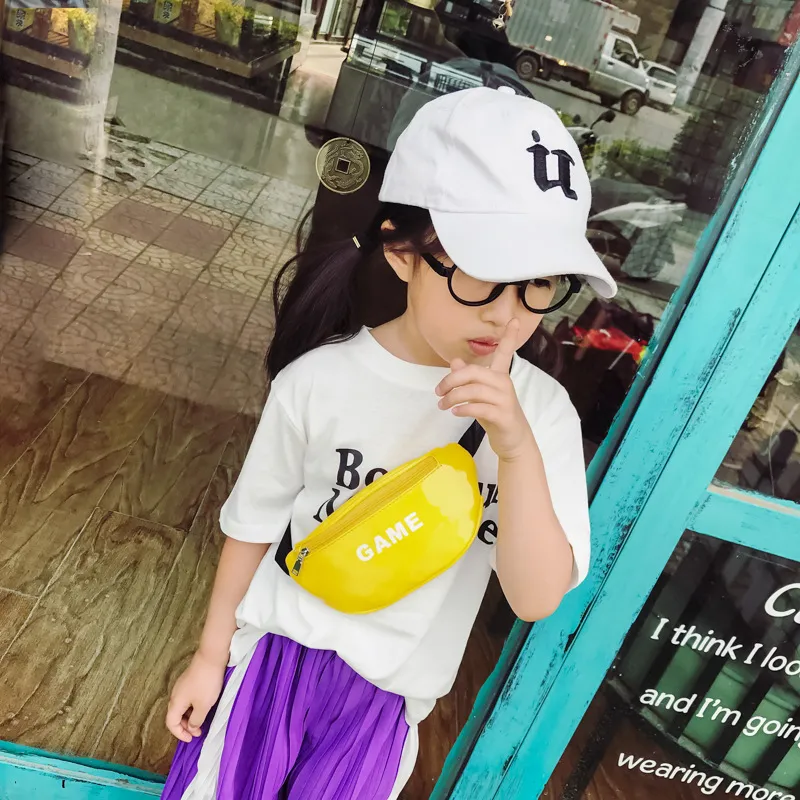 2018 New Children Wait Fanny Pack 3D Colorful Letter Printed Handbag Fahion Shoulder Bag Cute Kid Pure Xma_voghion.com