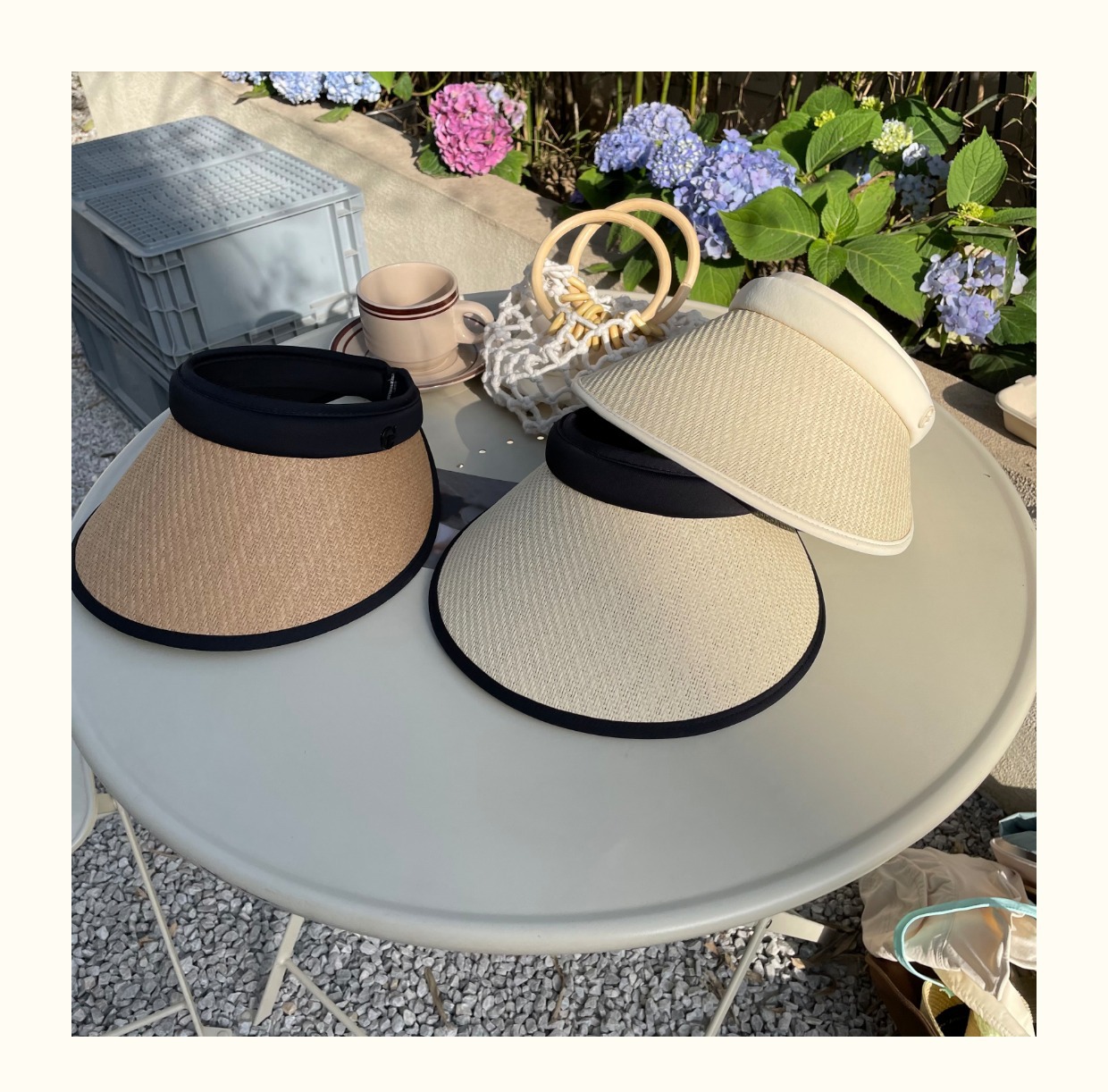 Spring New Hardtop Straw Weaving Empty Top Women's Big Eaves and UV Summer Cycling Sun Protection Hat_voghion.com