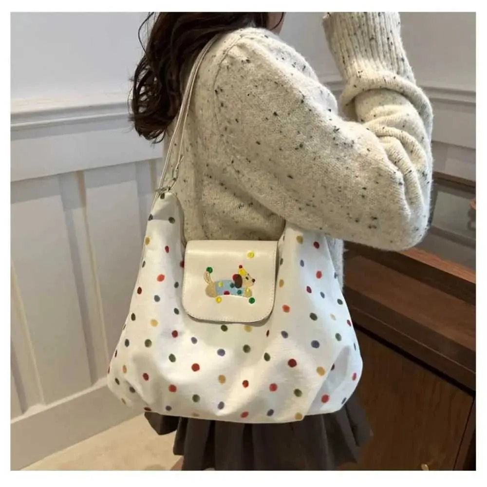Borsa a tracolla con cartone animato carino Zaino per studenti in nylon di grande capacità Zaino multifunzionale Semplicità Monospalla RegaloC241214_voghion.com