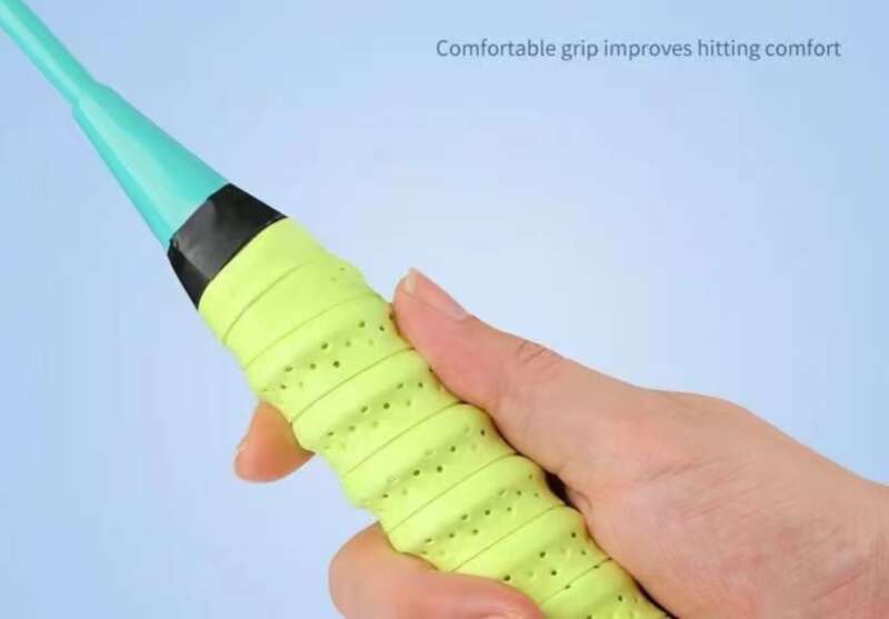 【 Kaaft kréien 1 gratis 】 102c Badminton Kiel Hand Gummi Tennisracket Perforéiert Atmungsaktiv Schweessband Grëff Opwéckelband_voghion.com