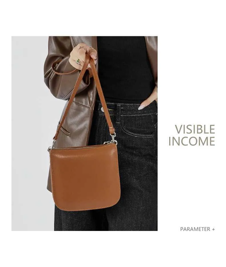 Genți mici de umăr crossbody din piele naturală Toptrends cu 3 straturi pentru femei 2025, poșete de designer Celhone pătrate_voghion.com