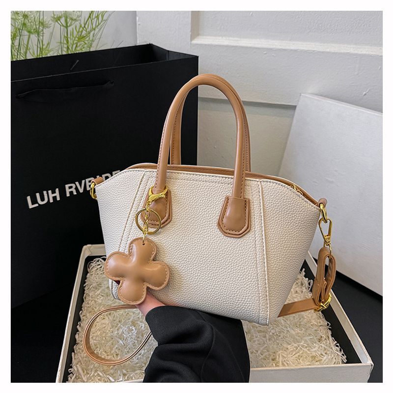 Handtaschen Kontrastfarbe Schulter Messenger Bag Damen Strukturierte Abendtasche Trendy Fashion Unterarmtasche_voghion.com