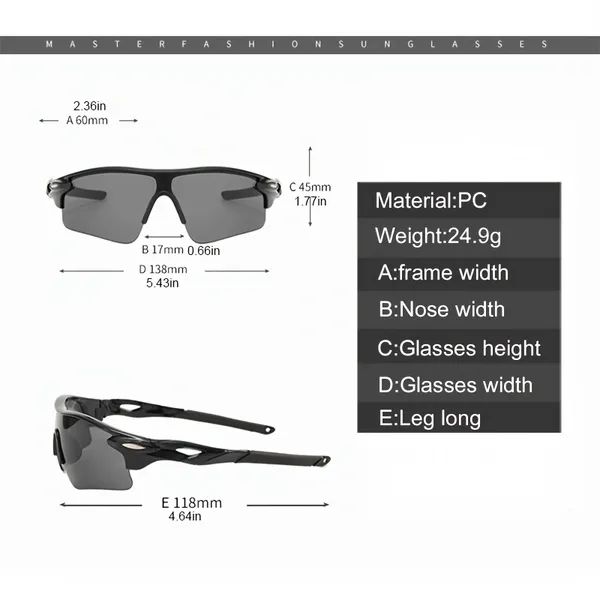 Bicycle Sunglasses; Windproof Cycling Goggles; UV Protection Eyewear Outdoor Sports MTB And Road Bike Accessories_voghion.com