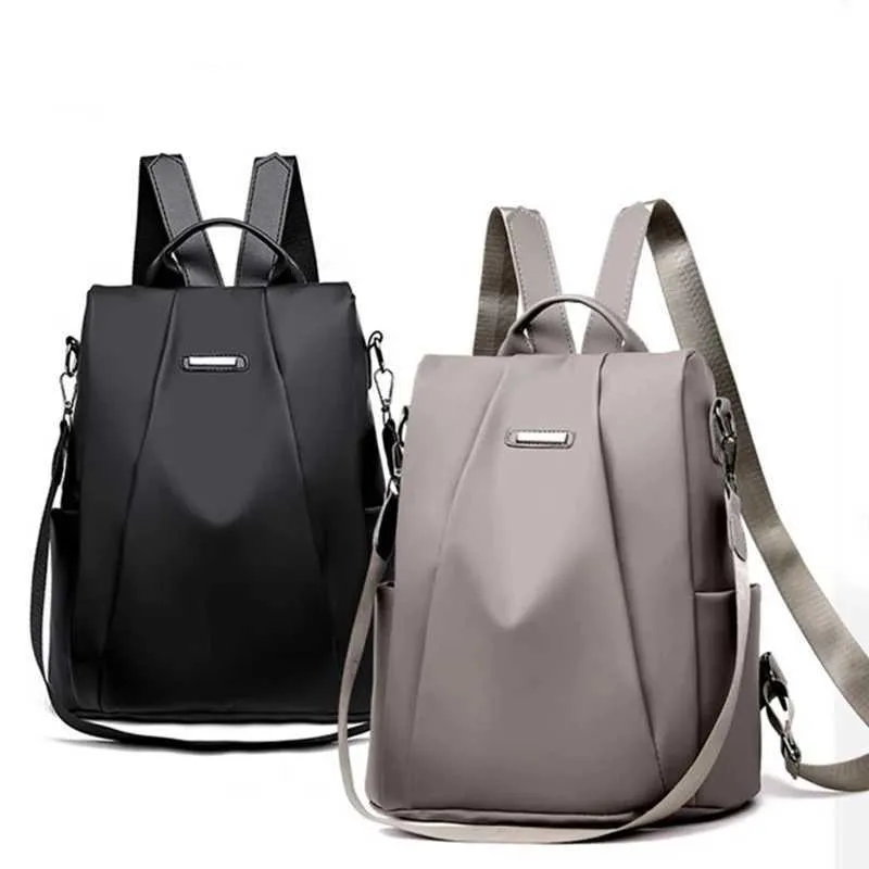 Fashion Waterproof Backpack Large Capacity Shoulder Bag Women_voghion.com