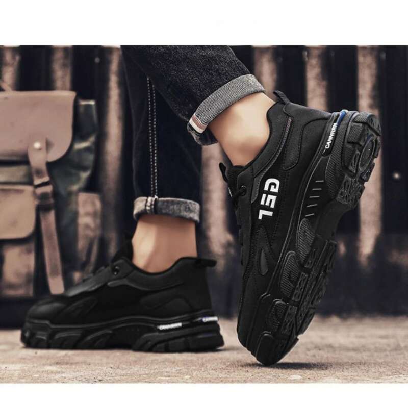 Scarpe casual uomo lavoro sportive traspiranti suola alta comode_voghion.com