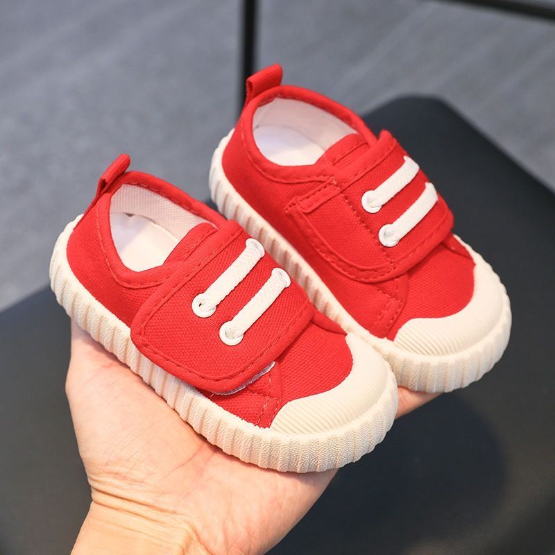 Nuevos zapatos de primavera y verano para niños y niñas, zapatillas de lona suaves e informales de color caramelo para niños, zapatillas de moda con estampado de leopardo_voghion.com