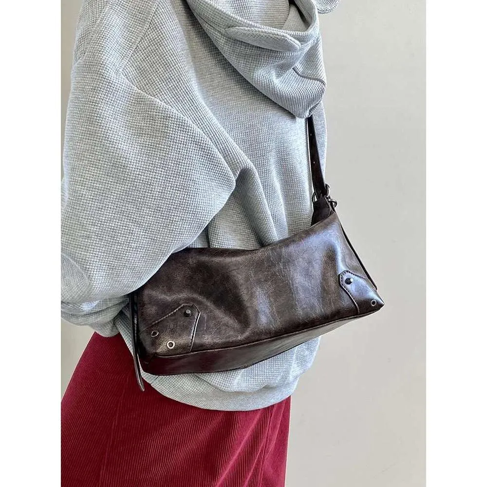 Pu Leder Retro Damen Unterarm Cool Y2k Mädchen Vintage Kleine Schultertaschen Einfache weibliche Umhängetasche Handtaschen Geldbörse_voghion.com