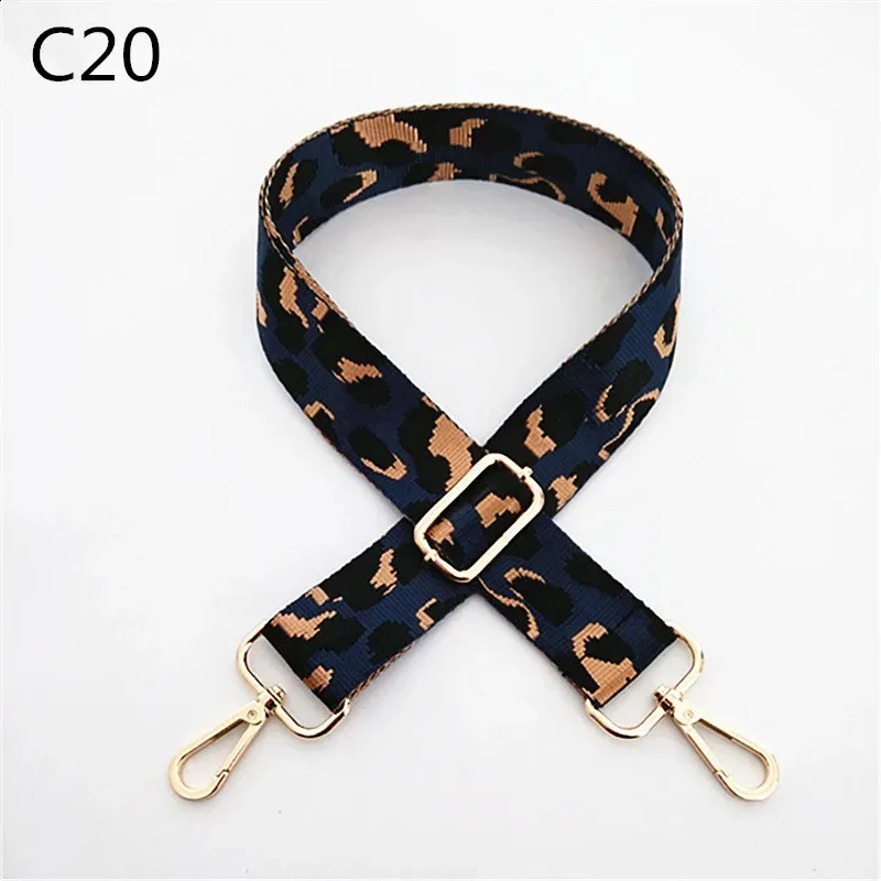 3.8cm Leopard Print Narrow Shoulder Strap Adjustable Womens Belts Replacement Bag Accessories 240805_voghion.com