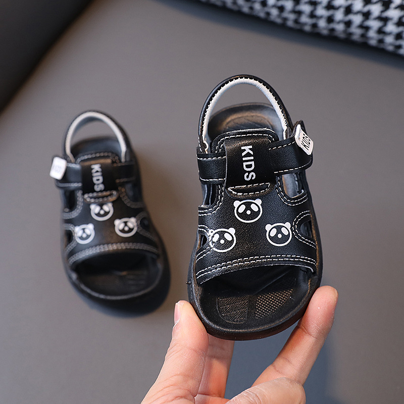 Kid's Clothing Baby sandals for girls 1-6 years old 2 boys cartoon beach shoes 2024 summer new children's non-slip soft-soled toddler shoes_voghion.com