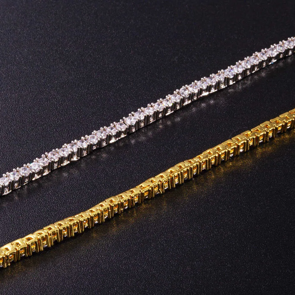 Cubic Zirconia Tennis Bracelet Gold Plated Bangle For Women_voghion.com