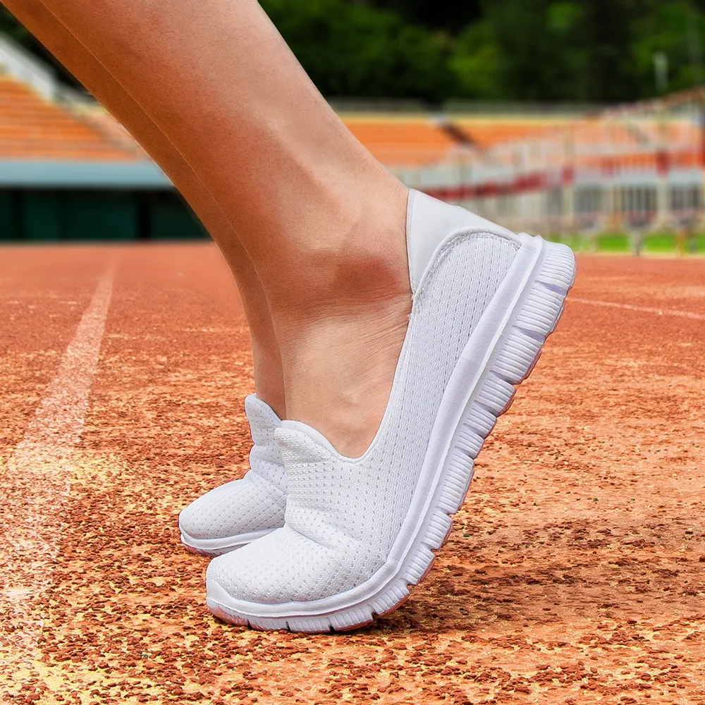 Lightweight 2021 Flat Sneakers New Women Breathable Loafers Quality Ladies Shoes Basket Femme Atillas Mujer Casualisd34_voghion.com