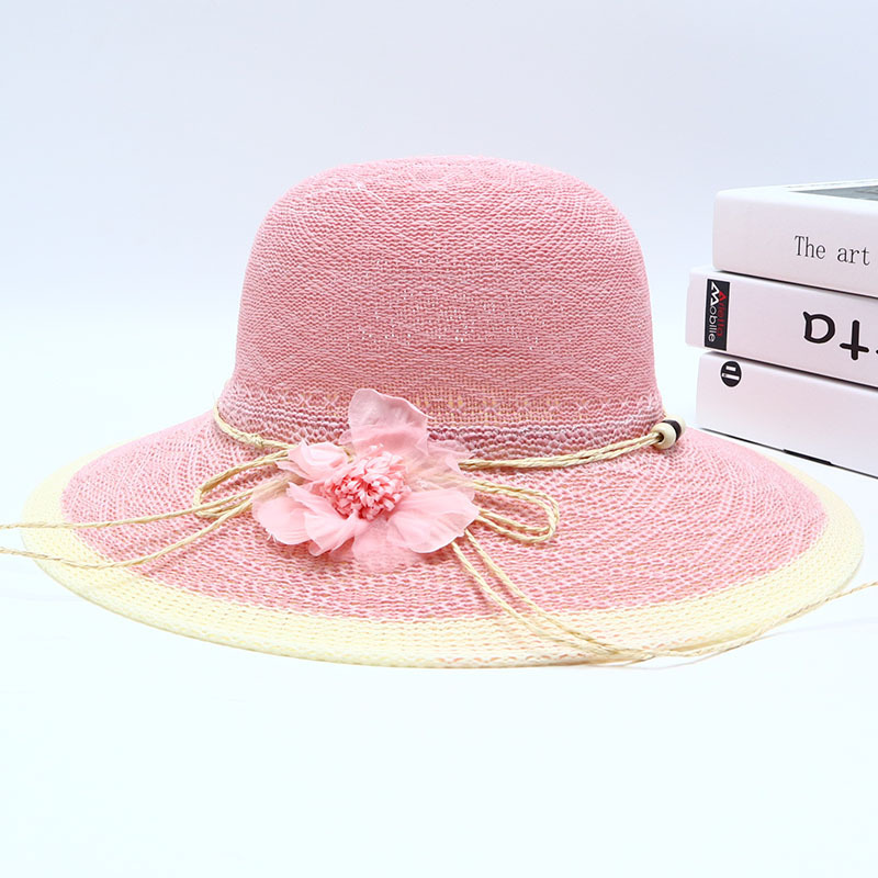 2024 Neuer Strohstrand Vielseitiger modischer Damen-Sommer-Sonnenschutz und UV-Schutz Sonnenhut_voghion.com