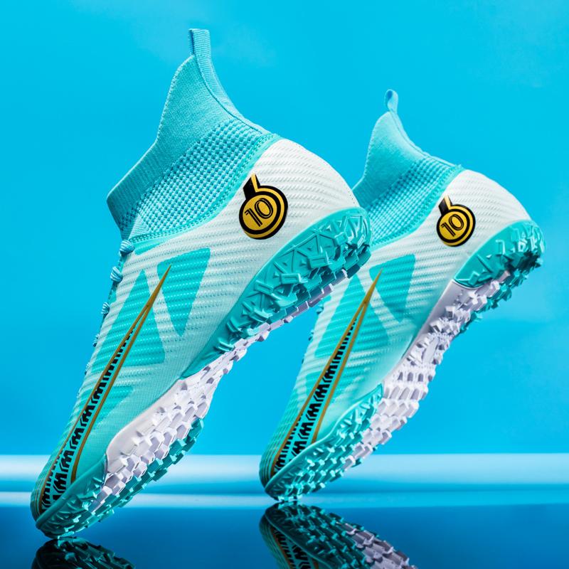Men Soccer Shoes Kids Football Boots Women Professional Soccer Cleats Antiskid Chaussure Football TF/FG Outdoor Football Shoes_voghion.com