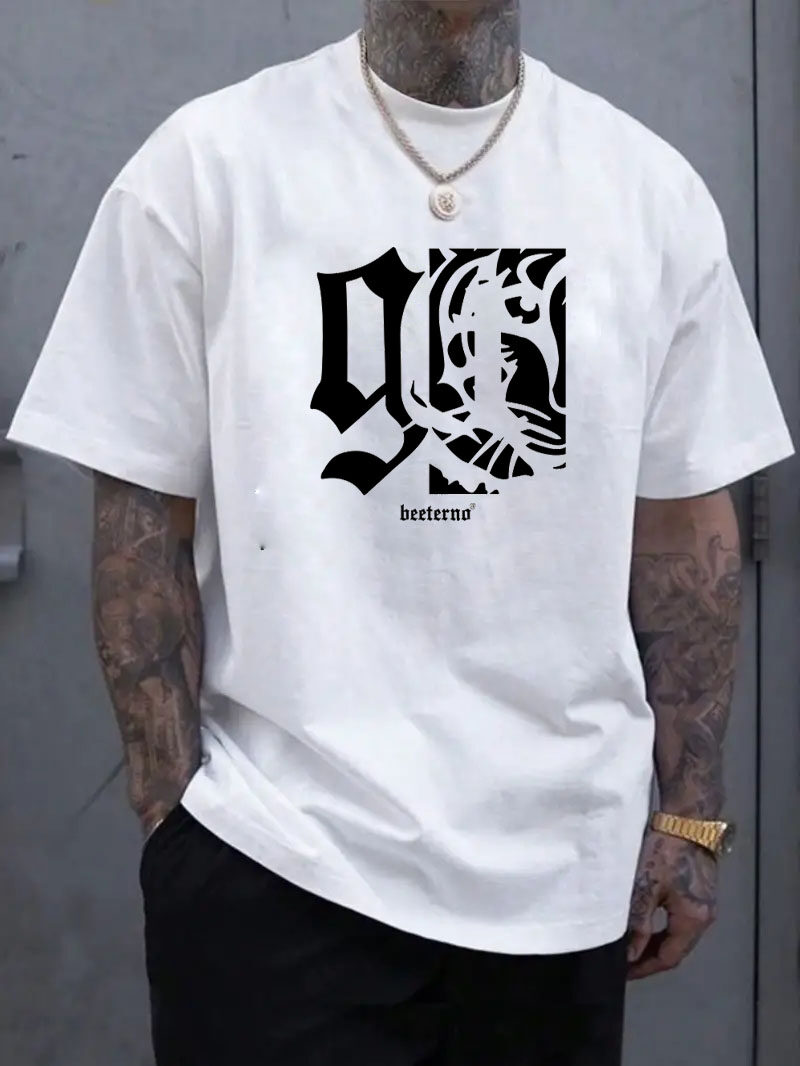 T-shirt décontracté à manches courtes et col rond en coton doux pour homme - Confortable, respirant et élégant