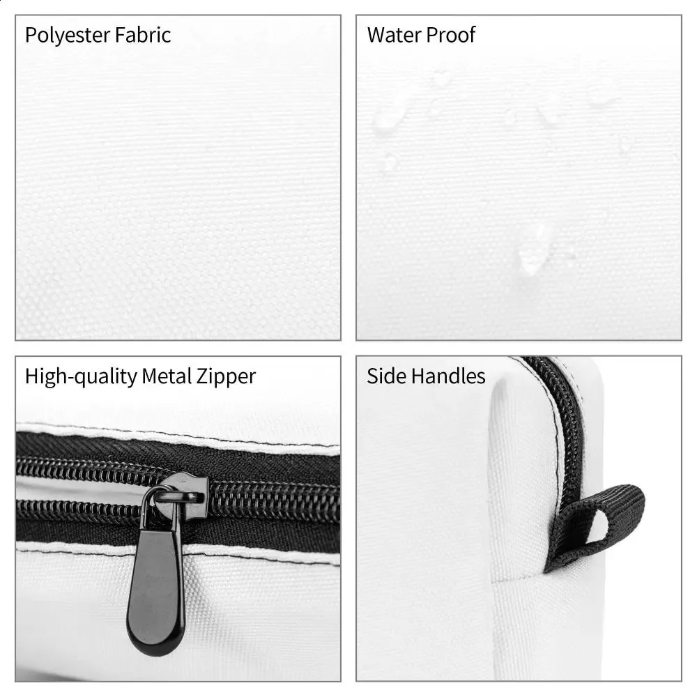 Trousse de toilette de voyage à motif de citrouille abstraite de Yayoi Kusama pour femmes, trousse de maquillage, trousse de rangement de beauté, trousse de toilette 240730_voghion.com