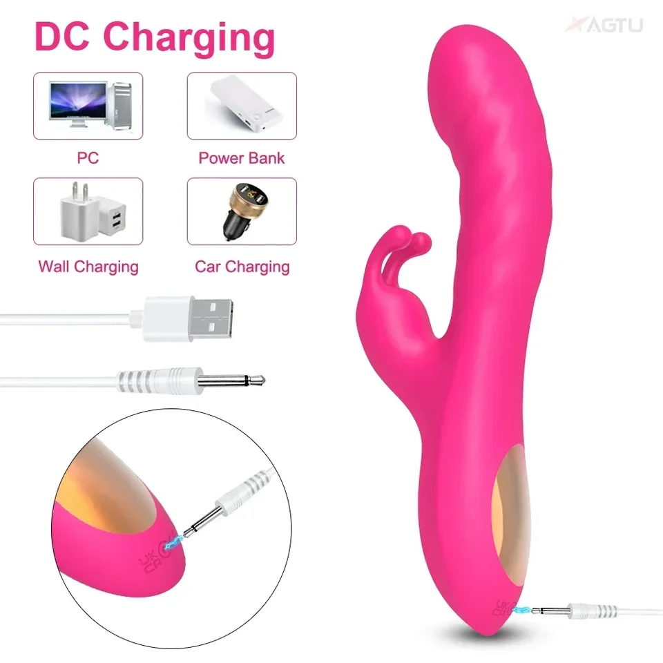 Rabbit Vibrator Für Damen G-punkt Und Klitoris Stimulation_voghion.com