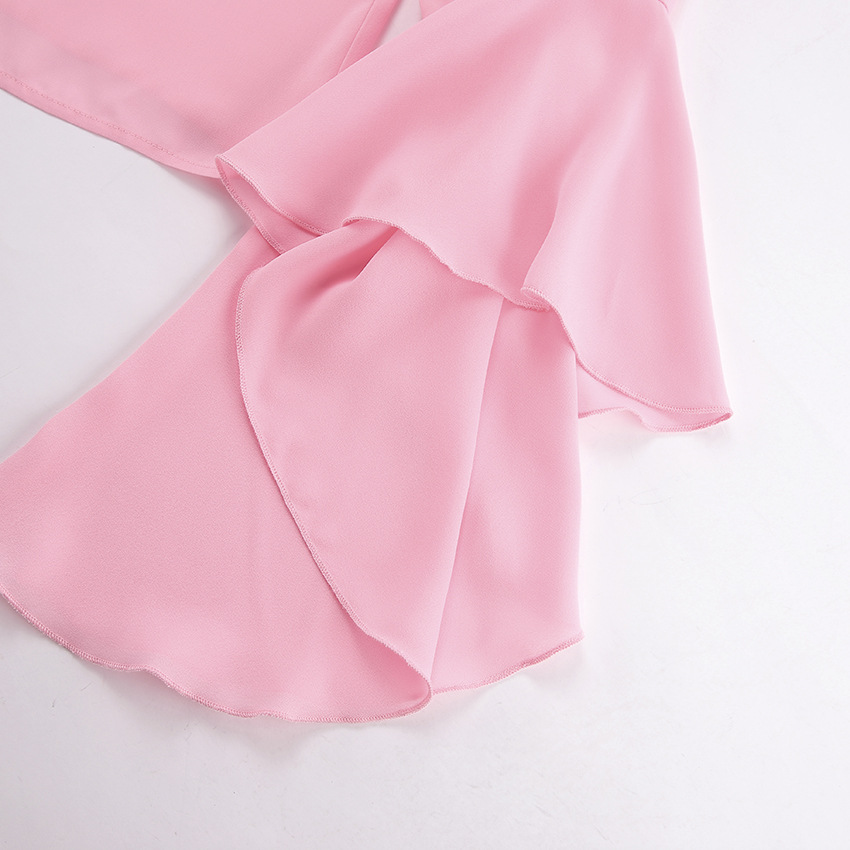 Dametøj Design flæser langærmet skjorte vinter ny stil temperament high-end cardigan top kvinde _voghion.com