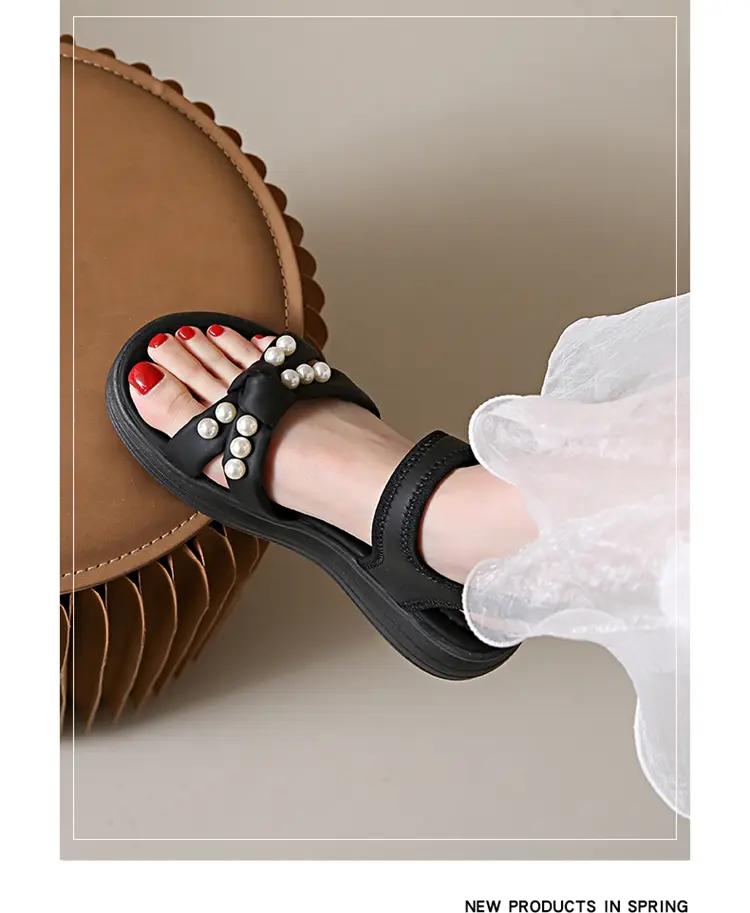 Women's Flat Sandals Breathable Comfortable Beach Casual Footwear_voghion.com