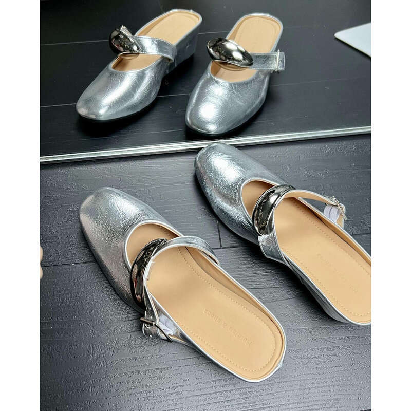 2025 Summer New Sandals For Women's Casual Wear, With Toe Cap, Height Increase Atmosphere. Mary Jane Shoes,_voghion.com