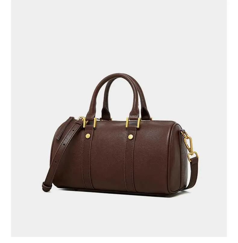 Borsa boston donna in vera pelle borsa a spalla e tracolla_voghion.com