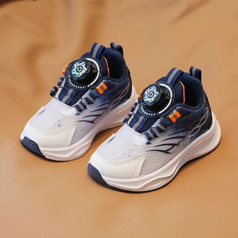 Kleinkind Sport Frühjahr Neue Junge Basketball Rotierenden Schnalle Kinder Cutefeet Mode Mädchen Licht Lauf Trainer Schuhe Größen 21_voghion.com