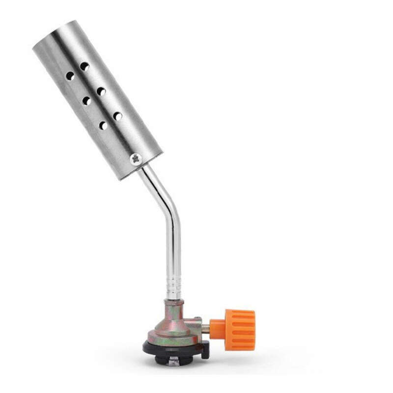 Stainless Steel Card Type Outdoor Barbecue Cooking Portable Handheld Lighter Inverted Spray Gun Head_voghion.com