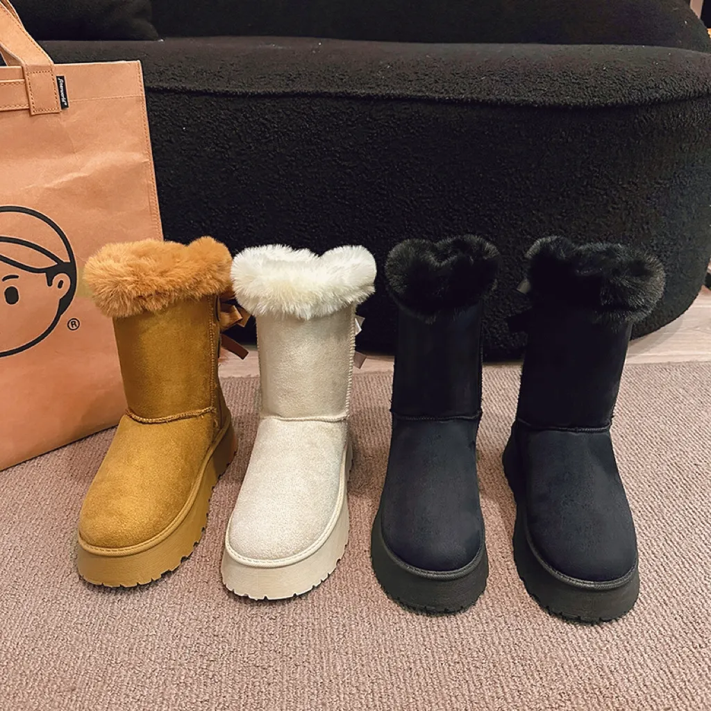 2025 Designer Snow Boots For Women Womens Keep Warm Beige Camel Black Indoor Outdoor Casual Shoes Trainers Sneakers_voghion.com