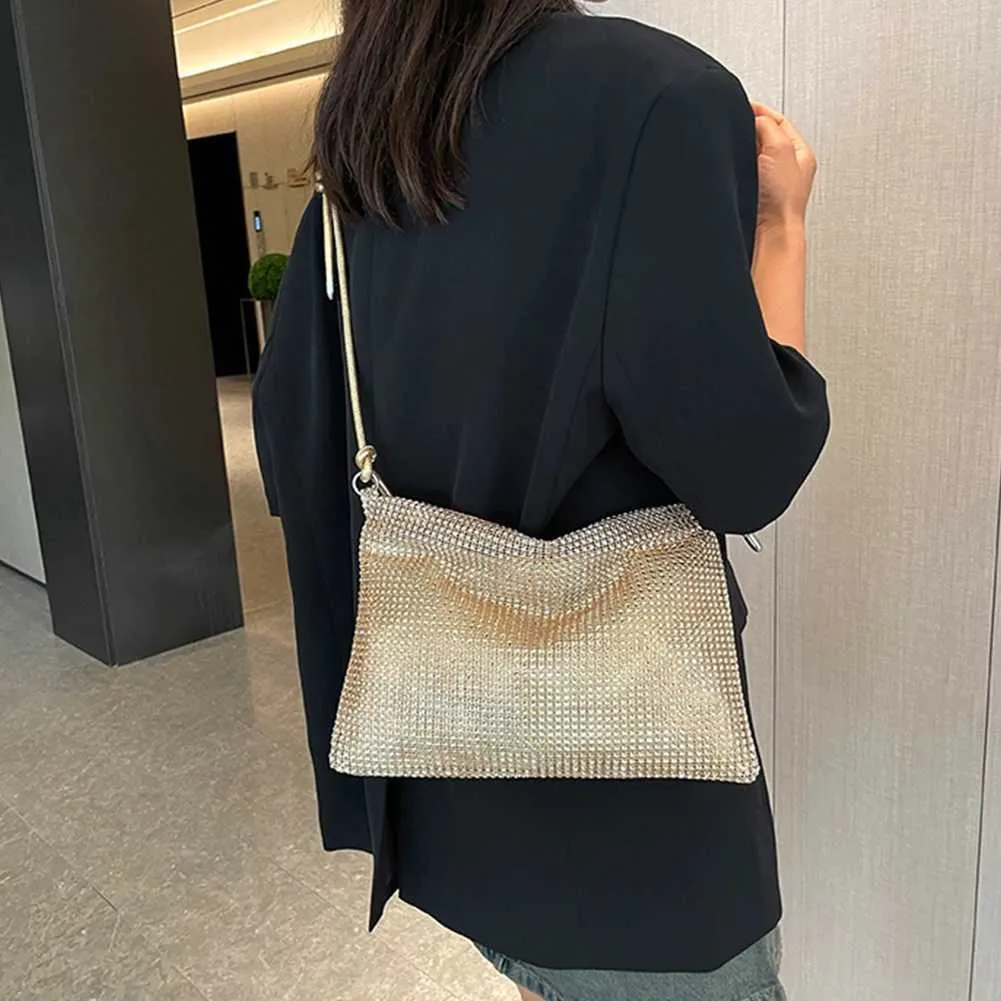Pochette de soirée tendance Rhie pour femme, sac à main pour dîner, mariage, portefeuille, élégant, sac à bandoulière, sous-vêtements, Y241019_voghion.com