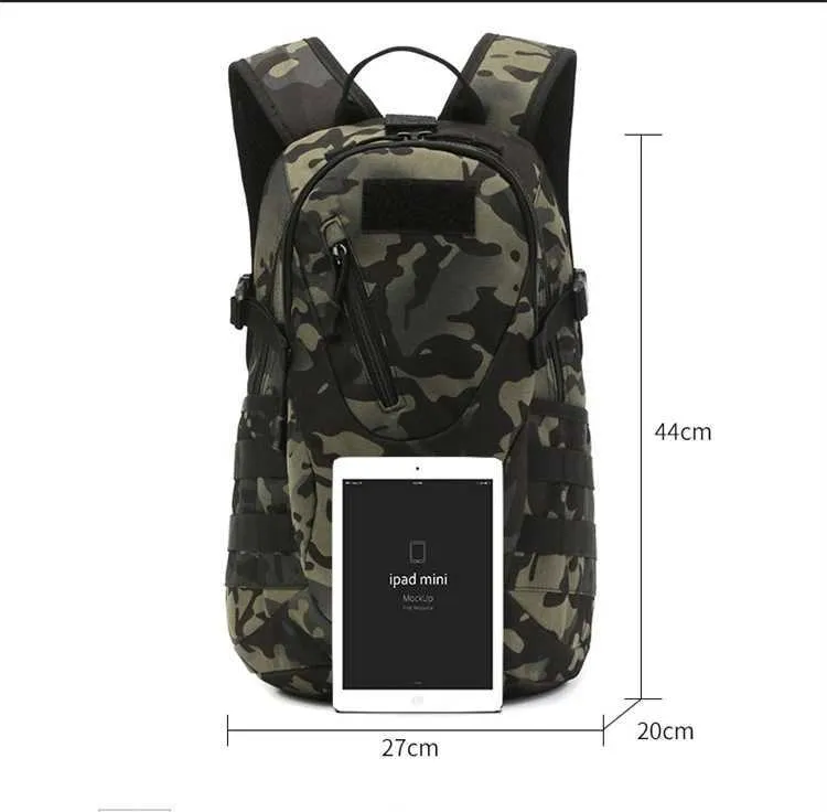 Nouveau sac à dos de camouflage militaire Sparrow d'extérieur pour hommes et femmes, sac d'assaut tactique d'équitation Ba241107_voghion.com
