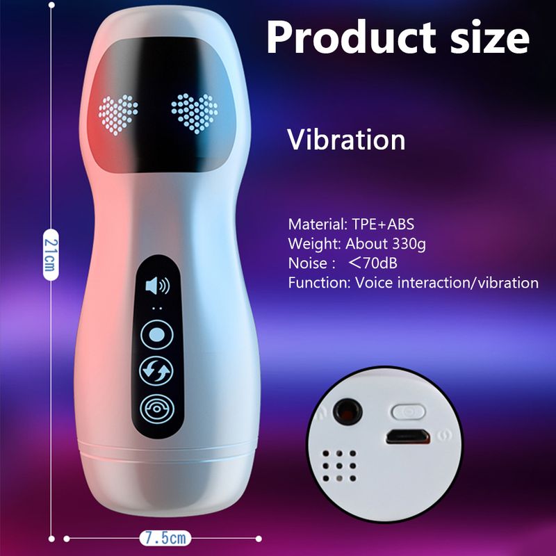 Vero Masturbazione Automatica Maschile Tazza Succhiare Tascabile Figa Silicone Giocattoli Sessuali Per Uomini Vibratore per Adulti_voghion.com