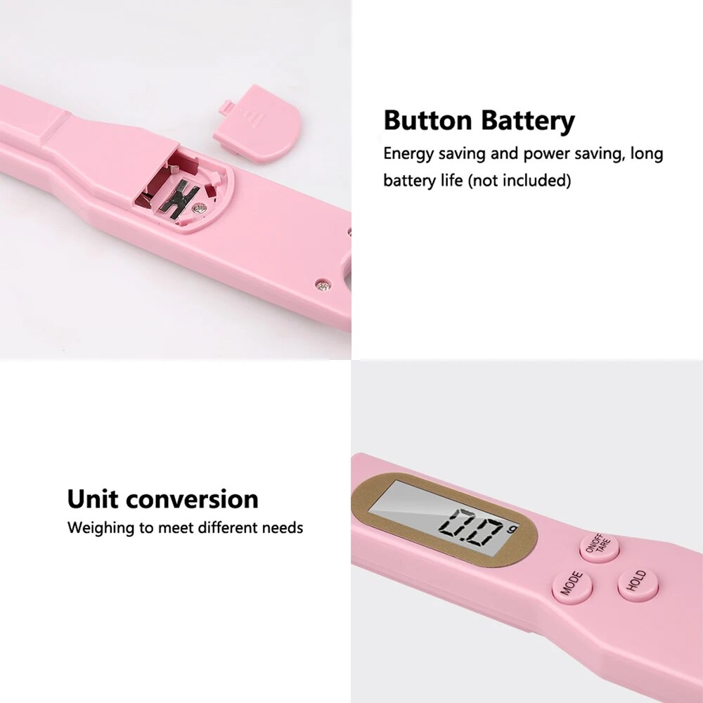 Mini Spoon Scale Digital Kitchen Scale Electronic LCD Food Scale 0.1-500g Cooking Flour Milk Coffee Powder Weight Measure Spoon_voghion.com
