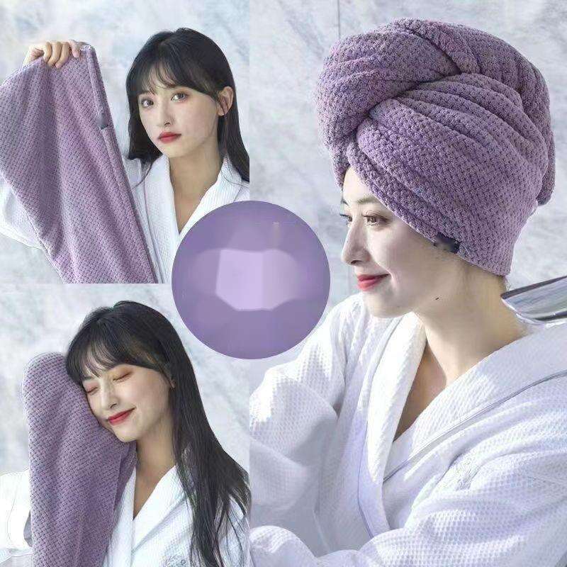 【 31000 recensioni positive 】 Cappello asciutto in stile coreano, asciugamano per capelli super assorbente ad asciugatura rapida da donna, cuffia da doccia,_voghion.com