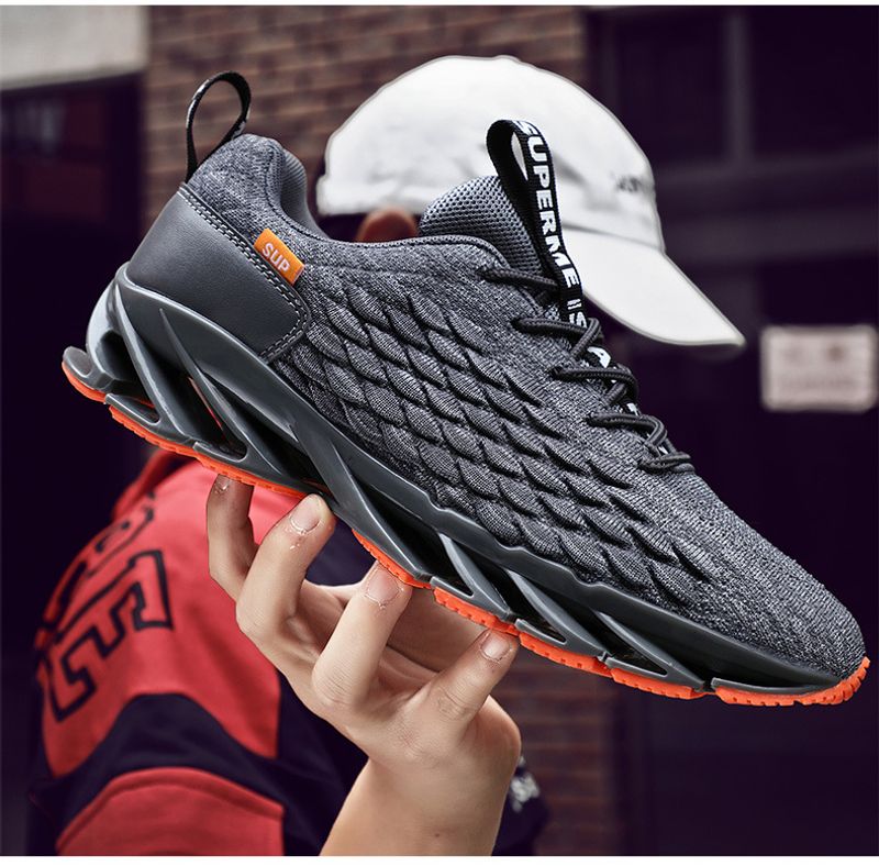 Fish Scale Blade Net Sport Casual Running Herrenmode Schuhe_voghion.com