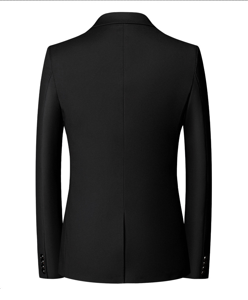 Frühling Und Herbst Herren Business Casual Einzigen Kleinen Anzug Mode Für Männer Einfarbig Anzug Jacke_voghion.com