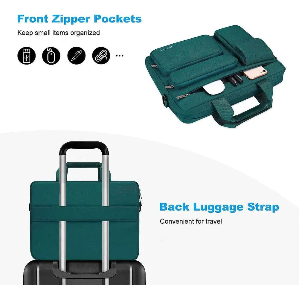 Borsa per laptop più recente 13 14 15 16 17 pollici per Book Air Pro M1 M2 M3 Custodia per notebook da ufficio Custodia da viaggio per computer a tracolla_voghion.com