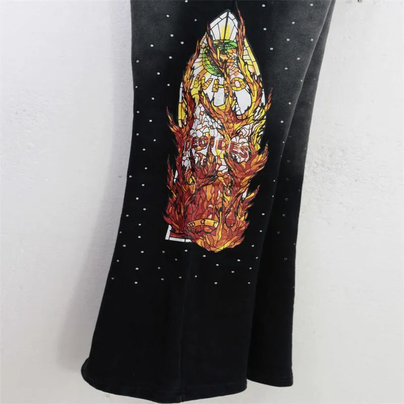 Herr Joggers Casual Dam Joggingbyxor Byxor Svarta Jogger Joggingbyxor_voghion.com