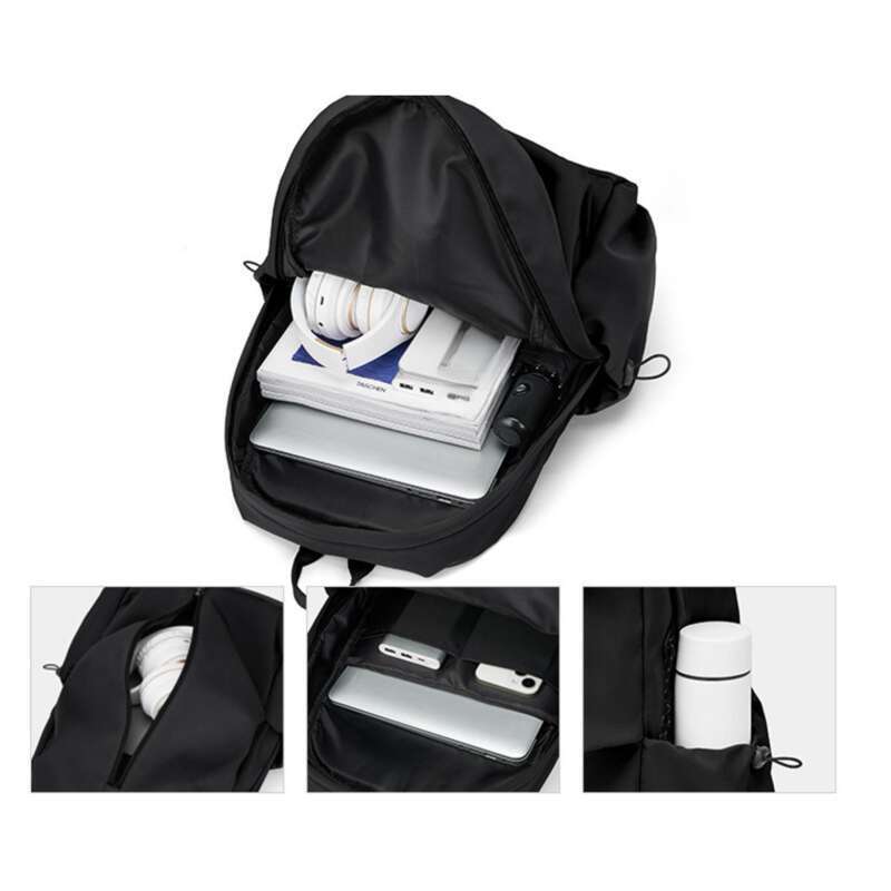 Kadın Lise Öğrencileri İçin Sırt Çantası, Unisex, Büyük Kapasiteli Kore Spor Naylon Oxford Kumaş_voghion.com