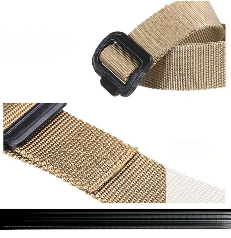 Alloy Buckle And Hook Tactical Belt , Tri-color Braided Inner Belt_voghion.com