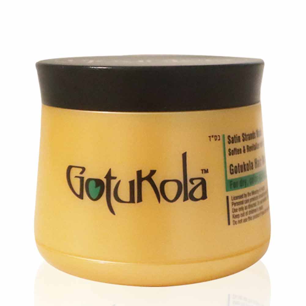 Maschera per capelli alla cheratina e gotukola, idratazione profonda per capelli secchi, colorati, danneggiati, 500 ml_voghion.com