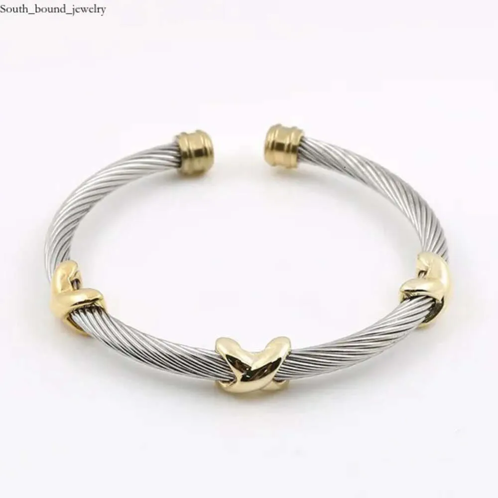 Designer-Charm-Armbänder David Yurma MSX Klassische Charms Edelstahl Davidjersey Armband Seestern Party Schmuck_voghion.com